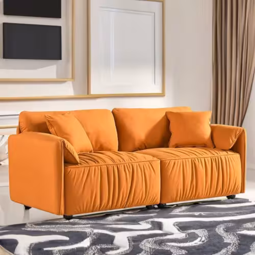 Yellow Lovesets Sofa