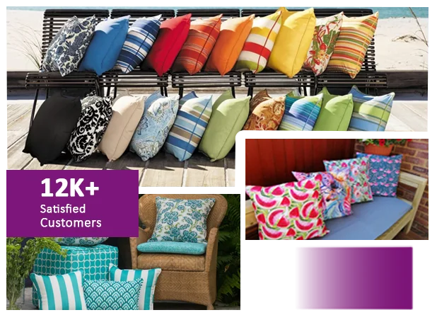 Waterproof outdoor cushions Varieties