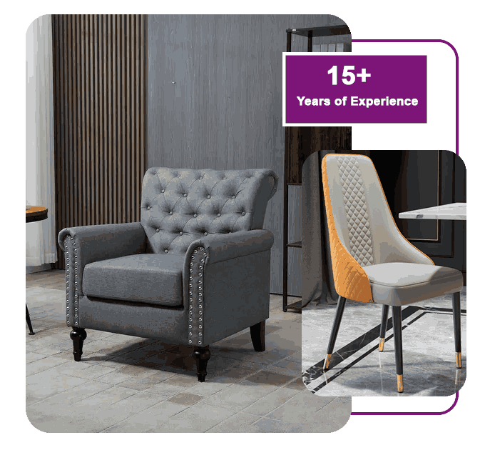 Luxury chair upholstery services in Dubai