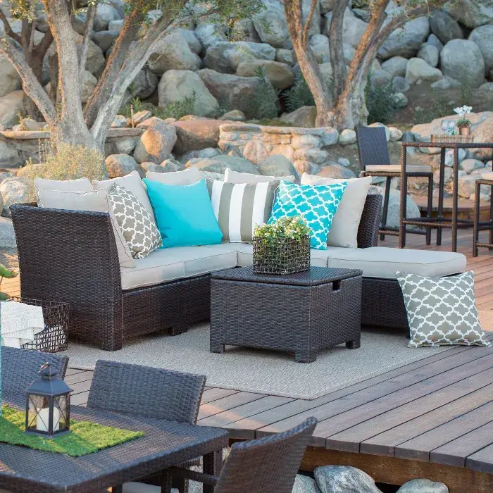 Custom outdoor sofa cushion