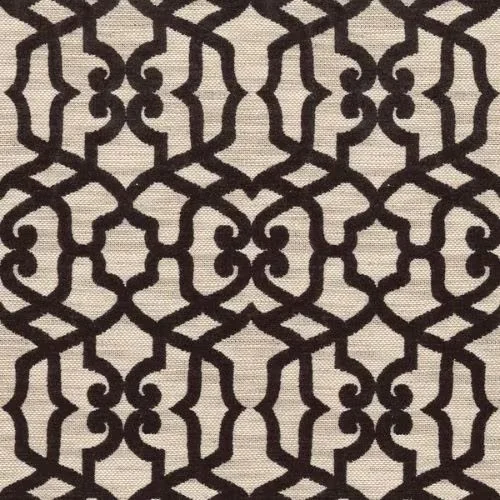 Chenille Black Upholstery Fabric Design