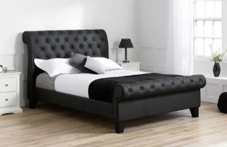 Leather Bed Upholstey