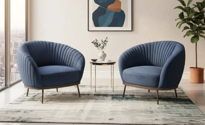 Chair Reupholstery As per Aparmtent theme
