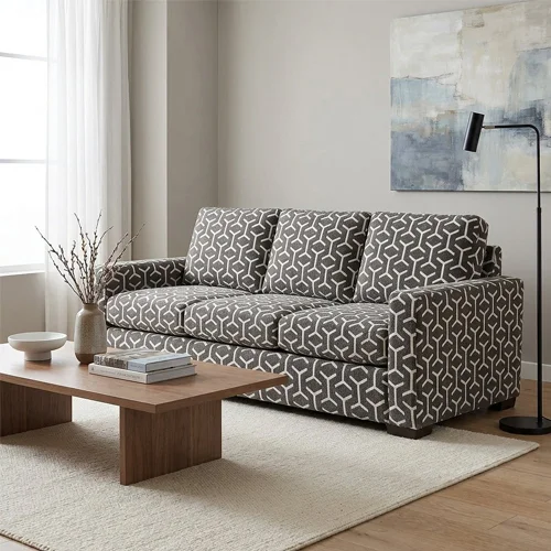 Jacquard Fabric Sofa Upholstery