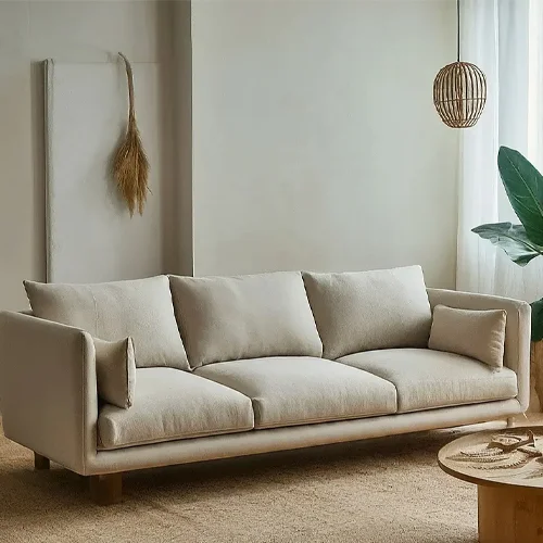 Linen Fabric Sofa Upholstery