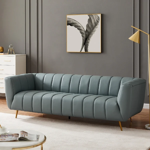 Tuxedo Leather Sofa Upholstery