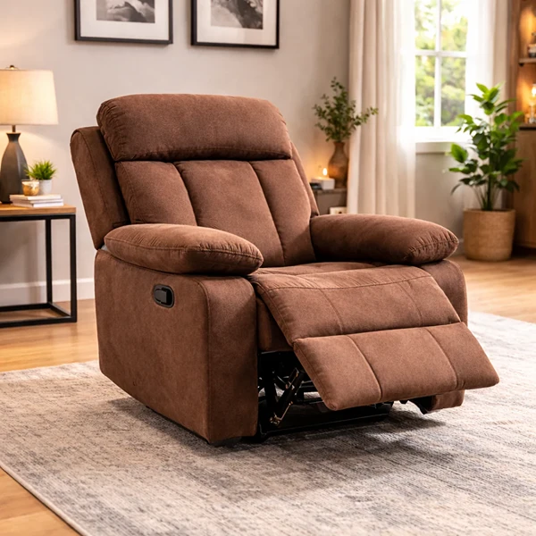 Velvet Recliner sofa upholstery