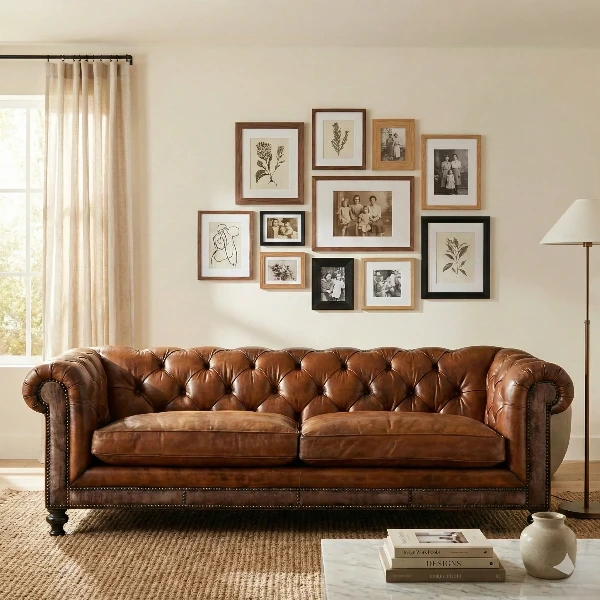 3 Seater Leather Sofa Upholstery