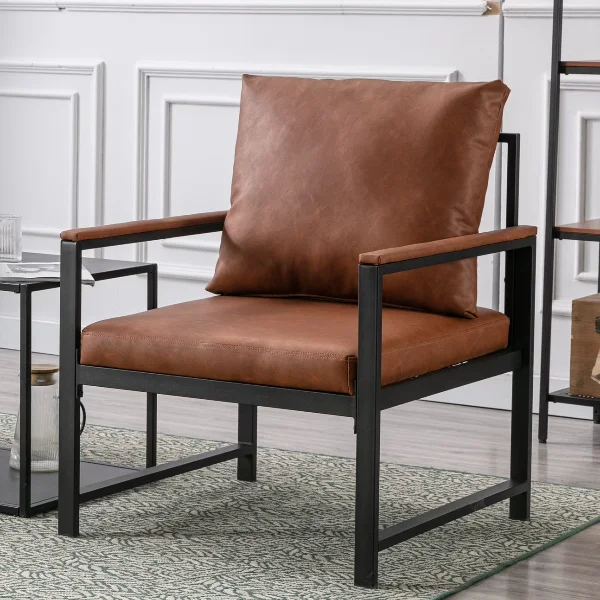 Leather Accent Chair Upholstery
