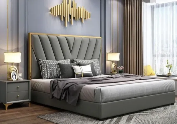 Modern upholstered Bed in Dubai