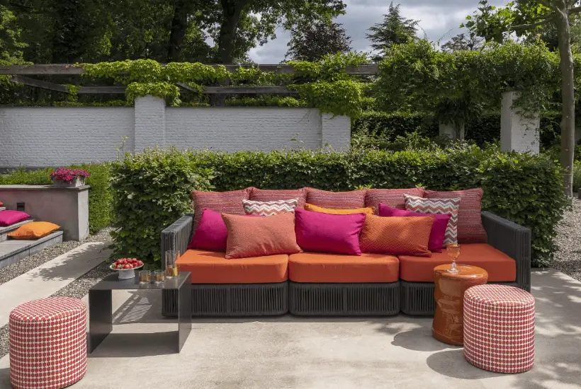Waterproof outdoor sofa cushion in dubai