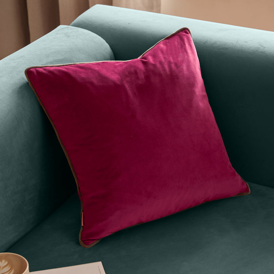 Cranberry Sofa Cushions