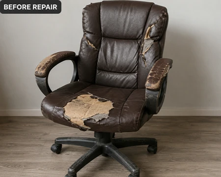 Damage Chair Before Repairing