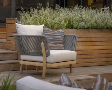 Outdoor Chairs with Sunbrella Fabric