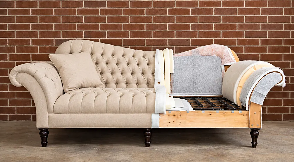 Reupholstery Damage Sofa