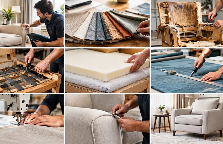 Furniture Upholstery Process