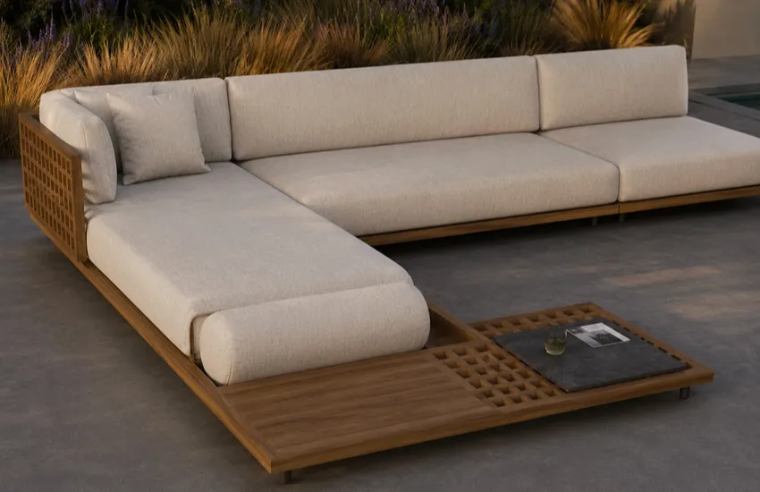L shape Outdoor Sofa Upholstery