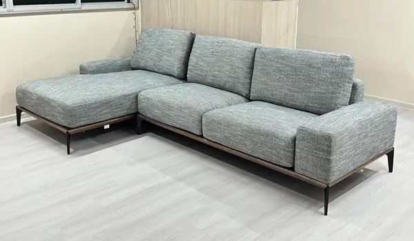 Modern Fabric L Shape Sectional Sofa Upholstery Service in Dubai